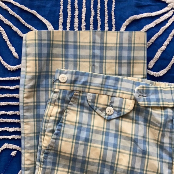 Vintage 90โs Izod Checkered Bootcut Golf Pants Unisex High Waisted 10/12 - Picture 7 of 11